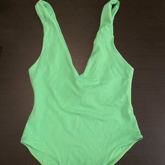 Zara Tops - zara bodysuit in green